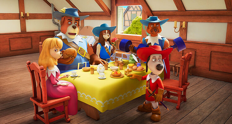 DOGTANIAN OG DE TRE MUSKEVOVSER