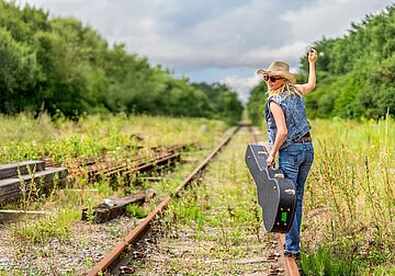 Pressefoto af sanger Michelle Birkballe