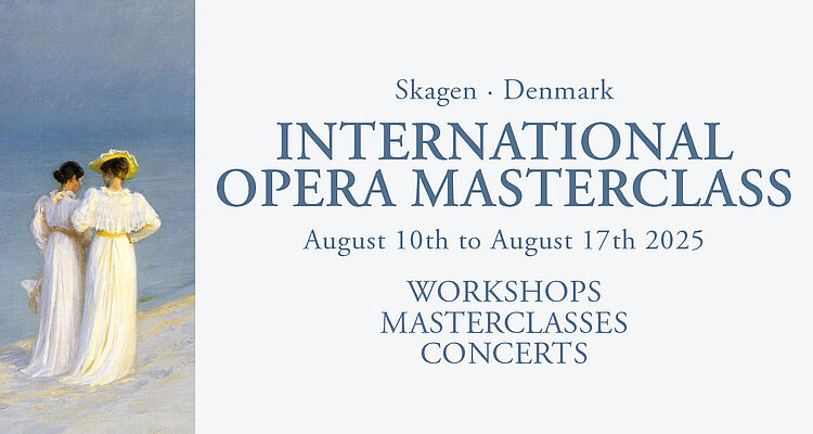PR foto til afslutningskoncert med Opera Masterclass 2025 i Skagen