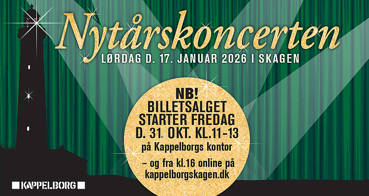 Pressefoto til nytårskoncerten 2026 på Kappelborg