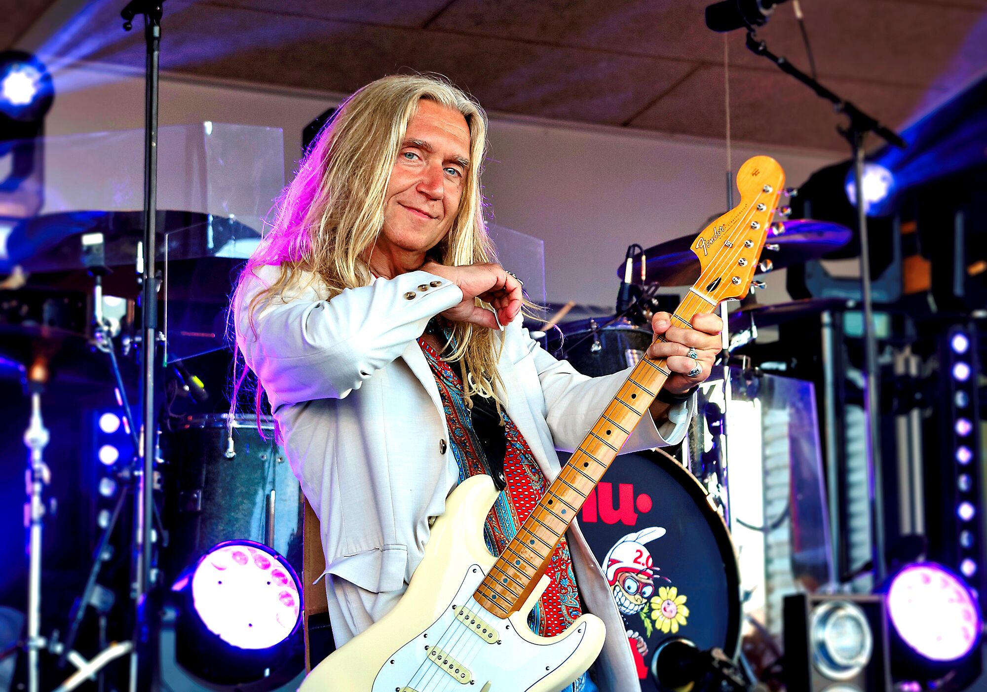 Pressefoto af guitarist B-Joe