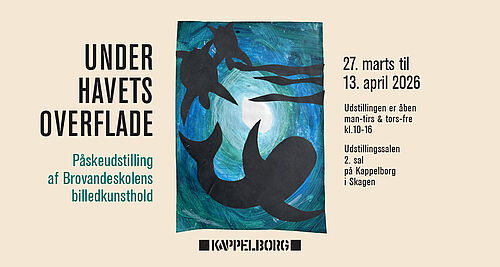 Pressebillede til påskeudstilling af Brovandeskolen i Skagen 2026