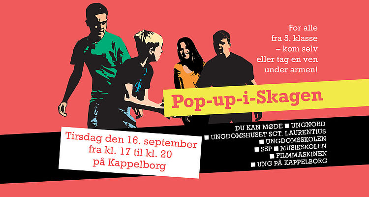 Pressefoto for Pop up event for unge i Skagen