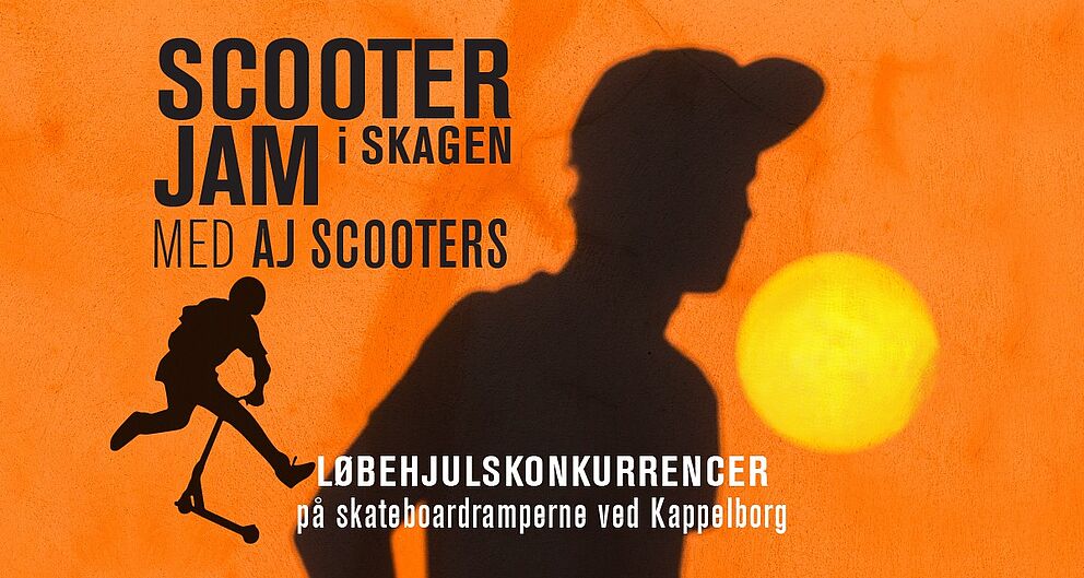 Pressefoto til Scooterjam med AJ Scooters på Kappelborg