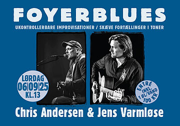 PR foto til Foyerblues med Chris Andersen og Jens Varmløse