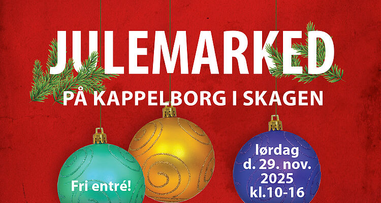 Pressebillede til Julemarked på Kappelborg 2025