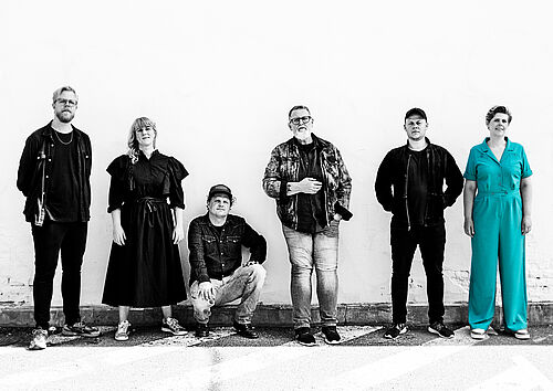 Pressefoto af bandet A Circle of Friends