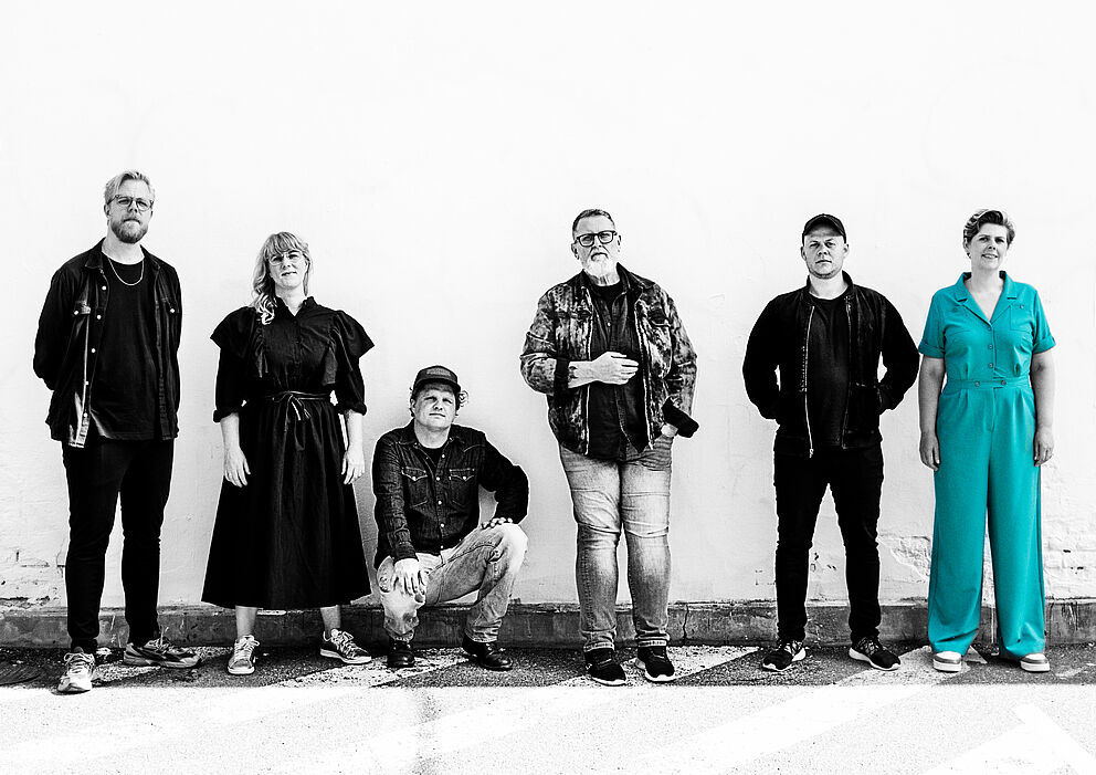 Pressefoto af bandet A Circle of Friends