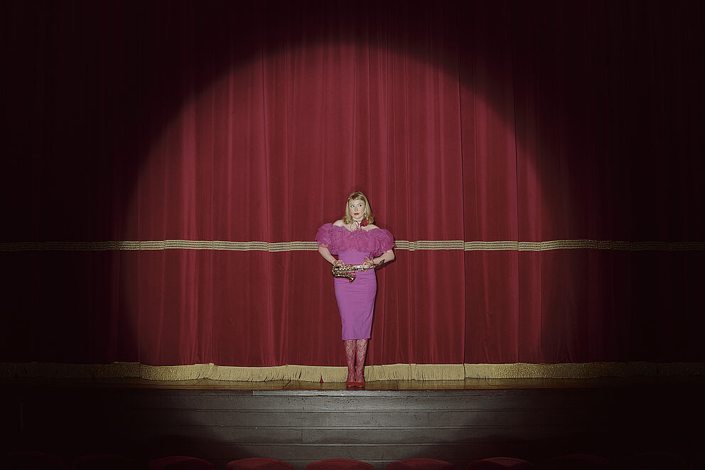 Pressefoto af jazzsanger Nanna Carling