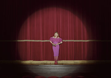 Pressefoto af jazzsanger Nanna Carling